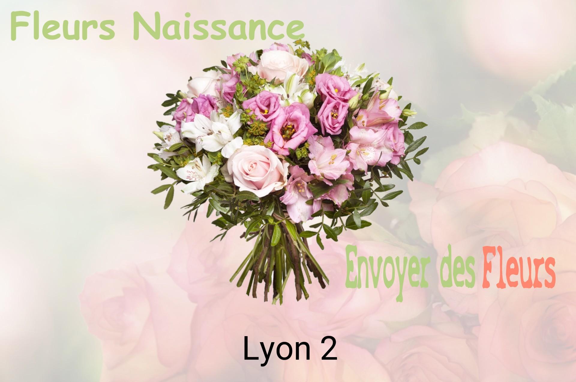 Bouquet de fleurs de naissance livré à Lyon-2